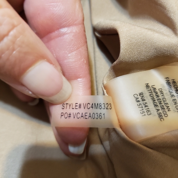 Vince Camuto Metallic Jacquard Fit & Flare Dress - Picture 9 of 9